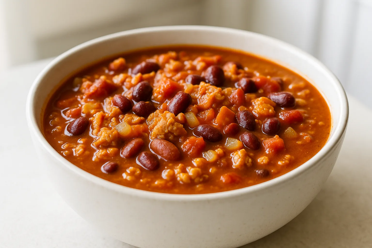 Crockpot Pumpkin Turkey Chili