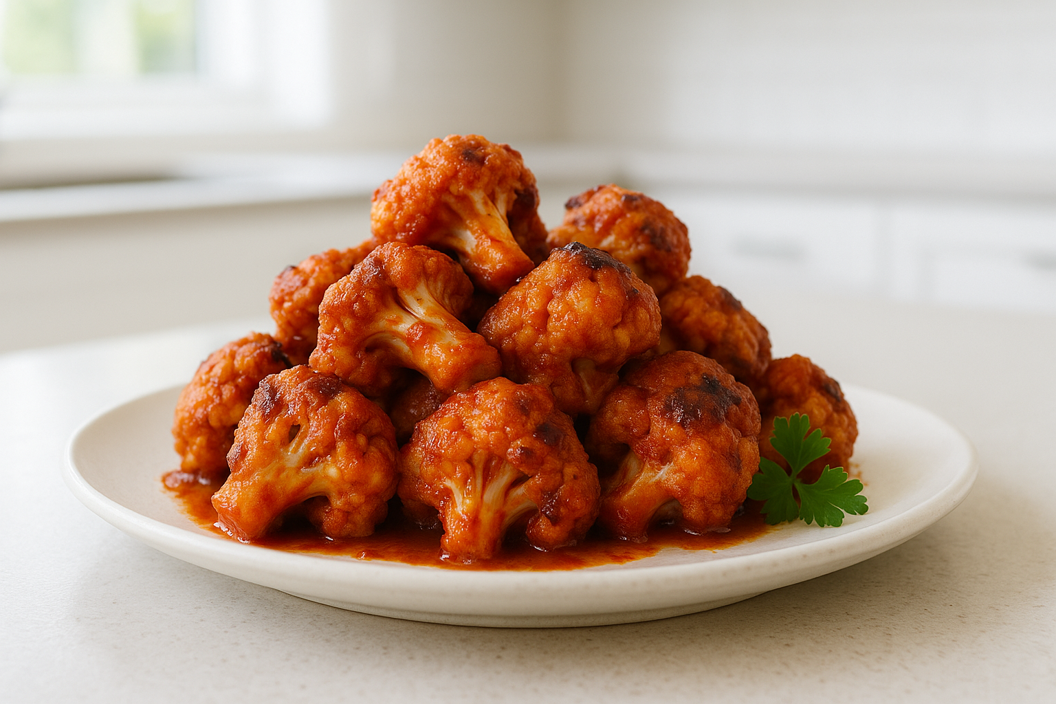 Crockpot Buffalo Cauliflower Bites Recipe