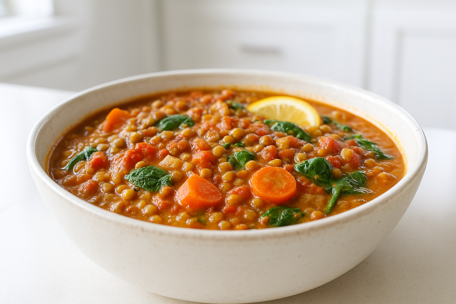 Crockpot Spiced Lentil Stew Recipe