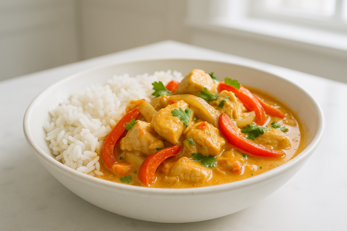 Crockpot Coconut Curry Chicken