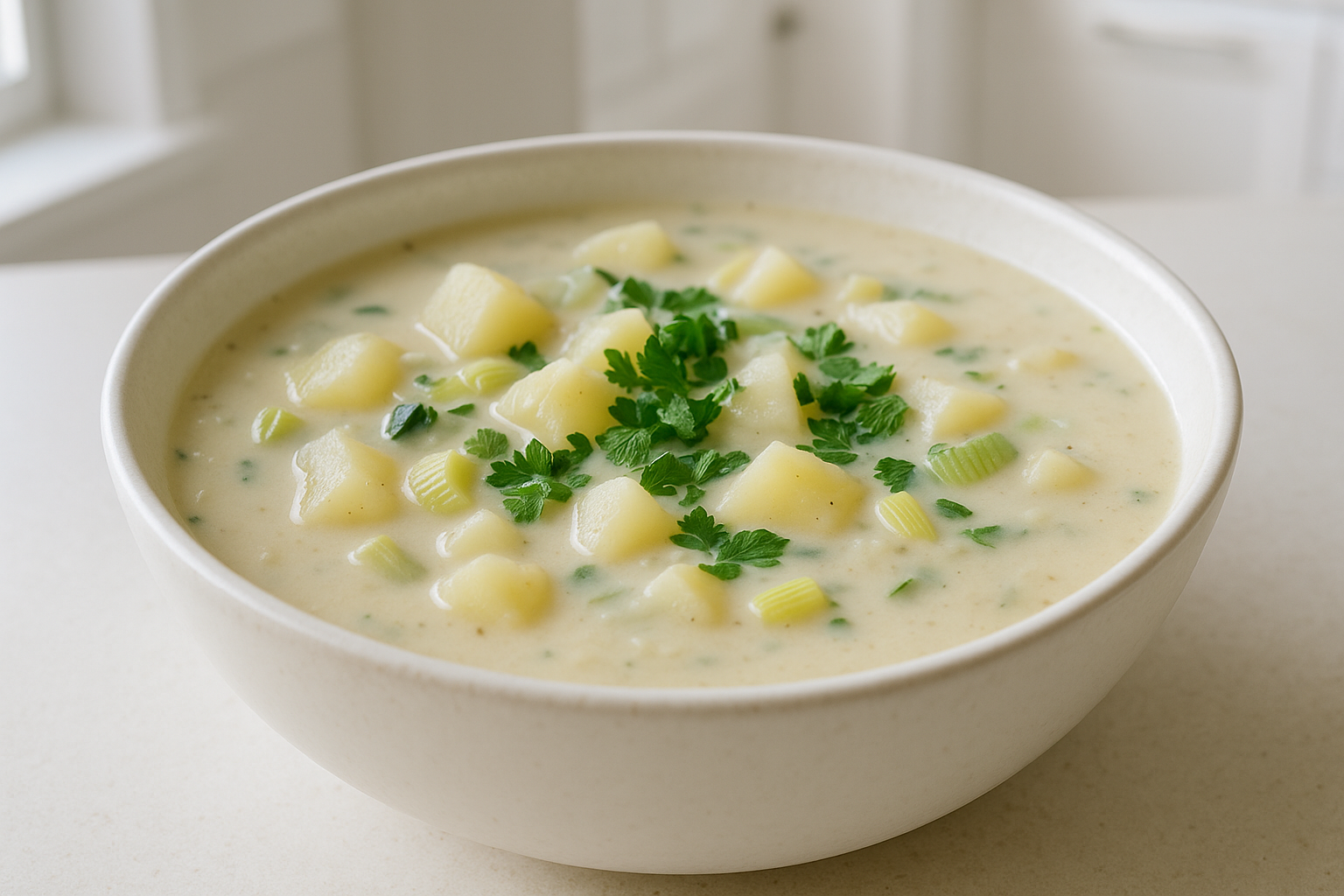 Crockpot Irish Potato And Leek Soup Recipe