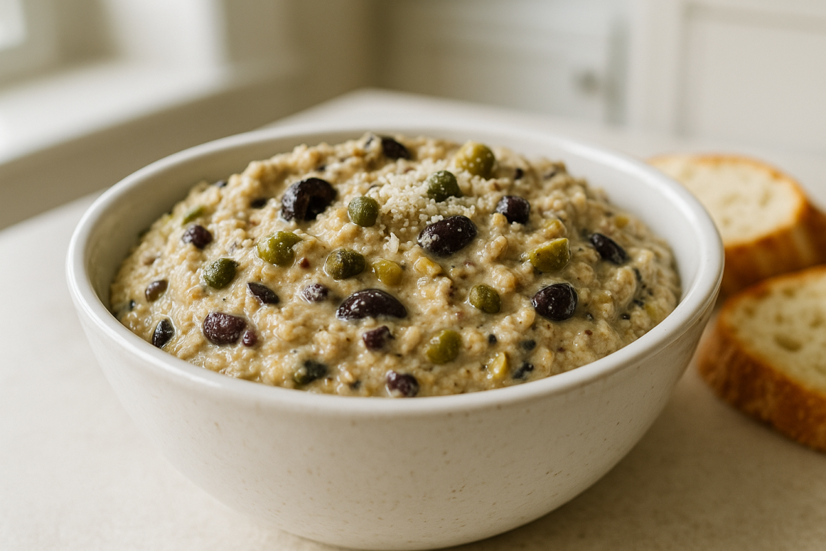 Crockpot Olive Tapenade Dip