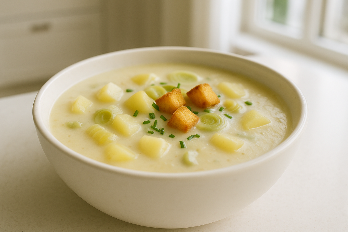 Crockpot Potato Leek Soup