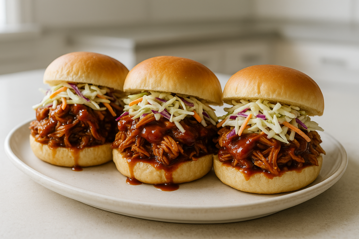 Crockpot Pulled Pork Sliders