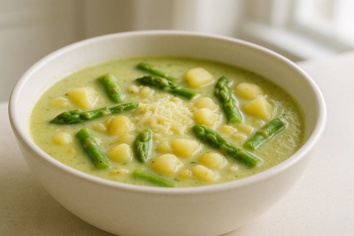 Crockpot Asparagus Potato Soup