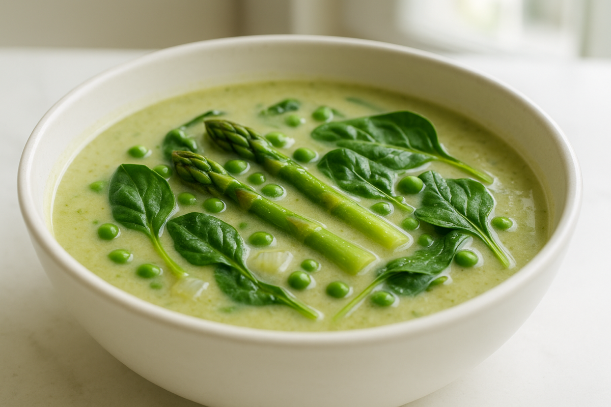 Crockpot Asparagus Spring Soup