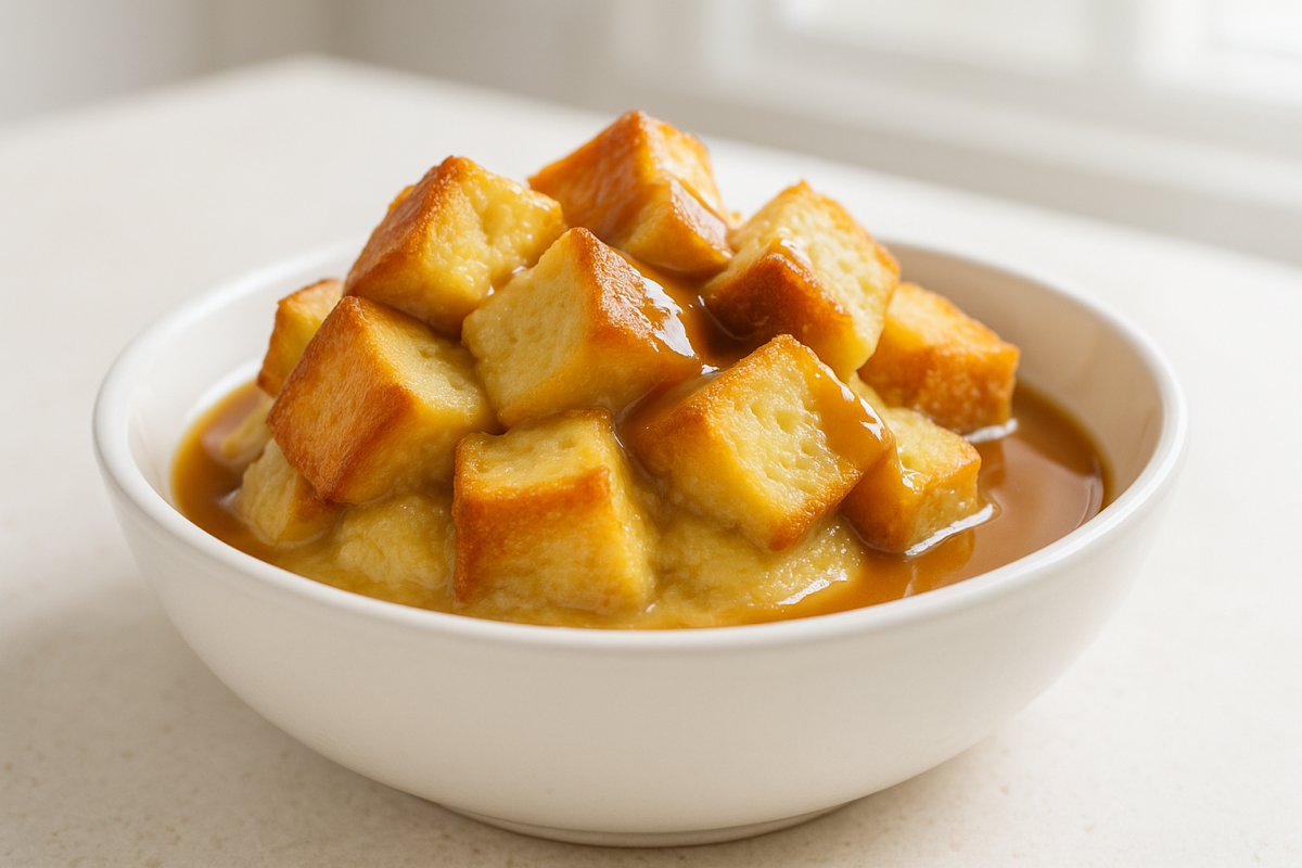 Crockpot Caramel Bread Pudding