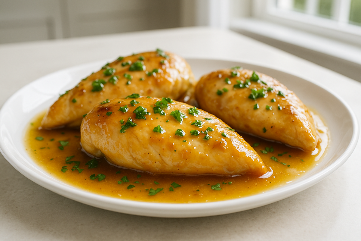 Crockpot Honey Lemon Chicken