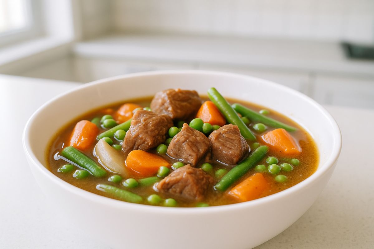 Crockpot Lamb and Spring Vegetable Casserole