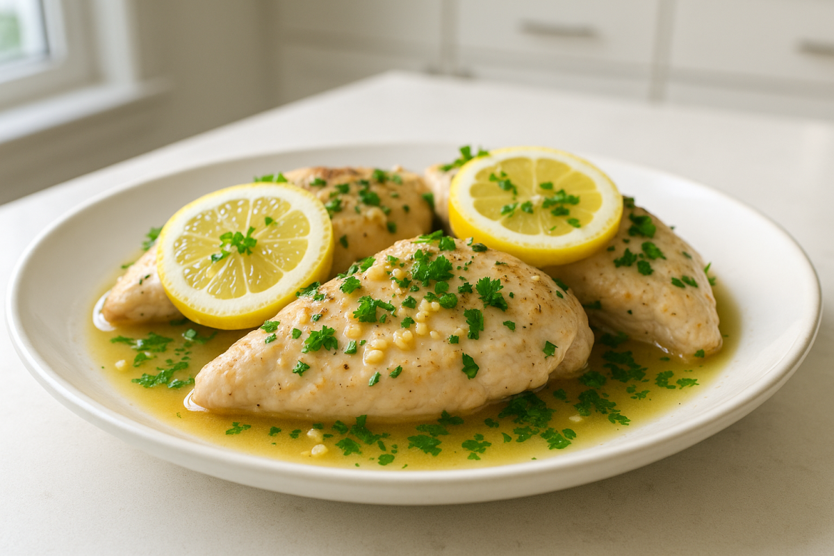 Crockpot Lemon Herb Chicken