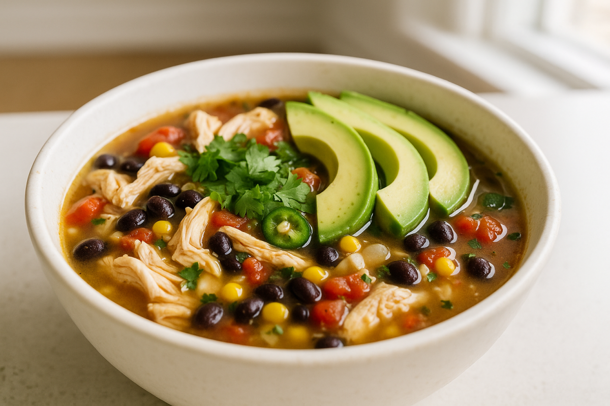 Crockpot Mexican Chicken Soup
