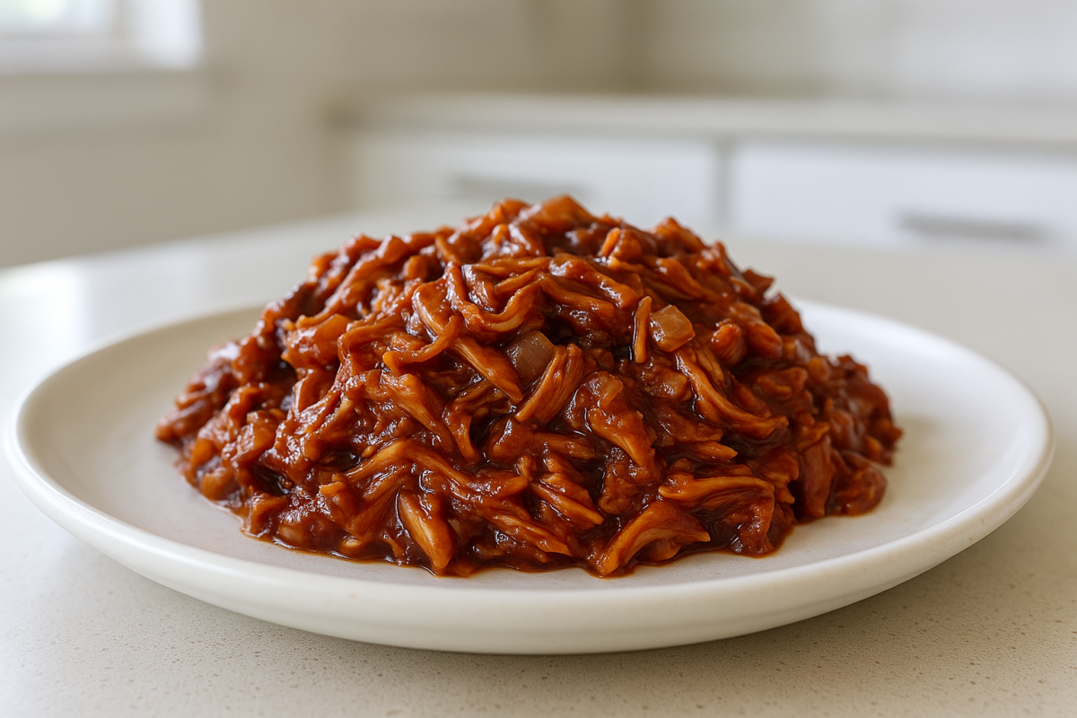 Crockpot BBQ Pulled Jackfruit