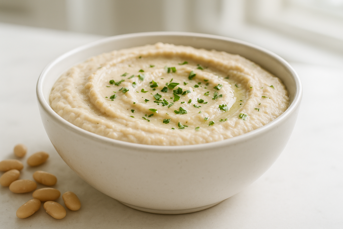 Crockpot Herbed White Bean Dip