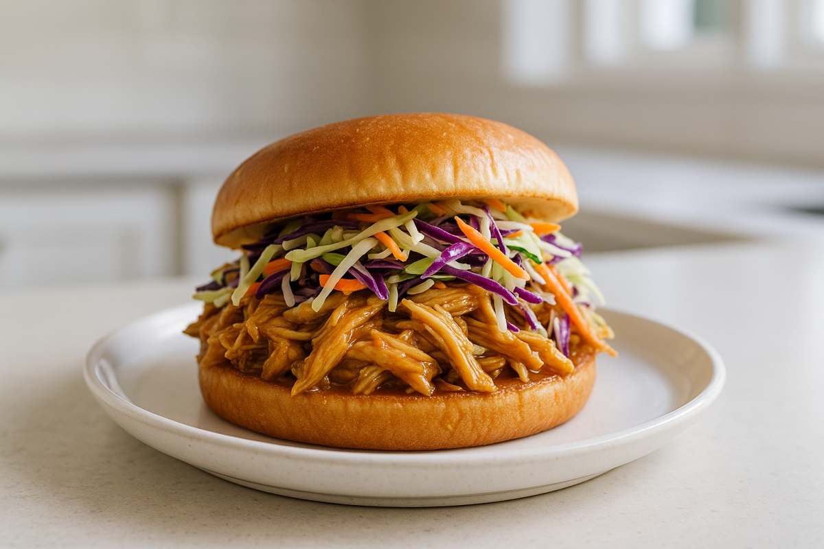 Crockpot Honey Dijon Pulled Turkey