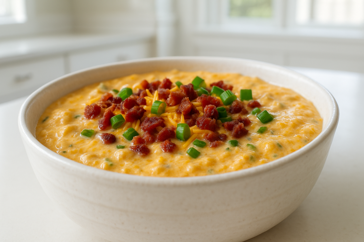 Crockpot Bacon Cheddar Dip