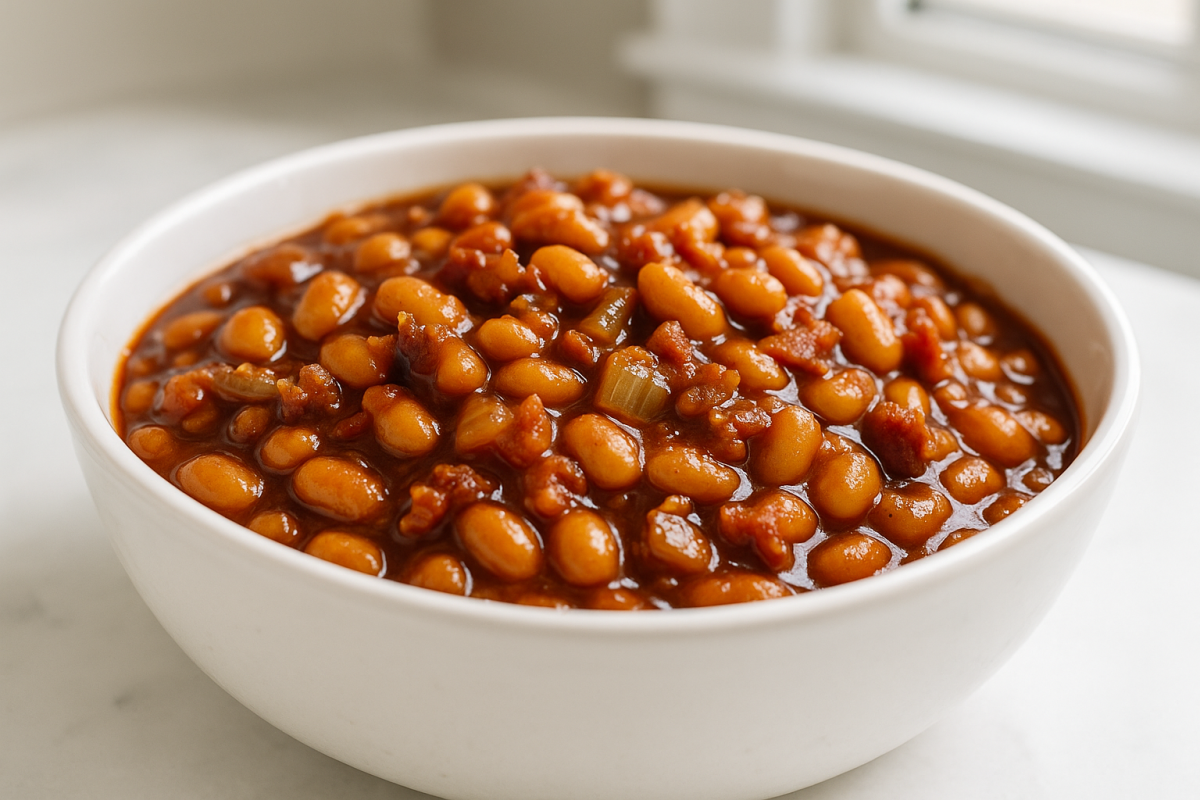 Crockpot BBQ Baked Beans