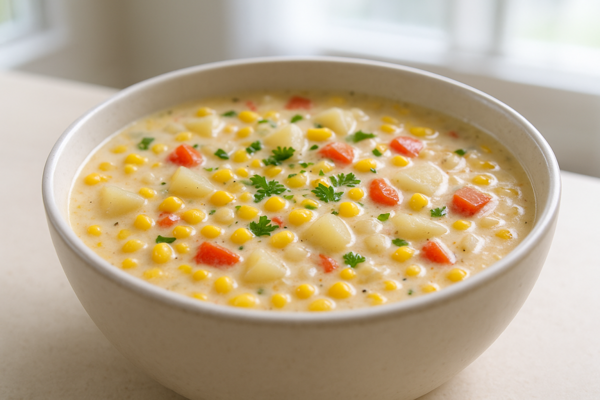 Crockpot Summer Corn Chowder