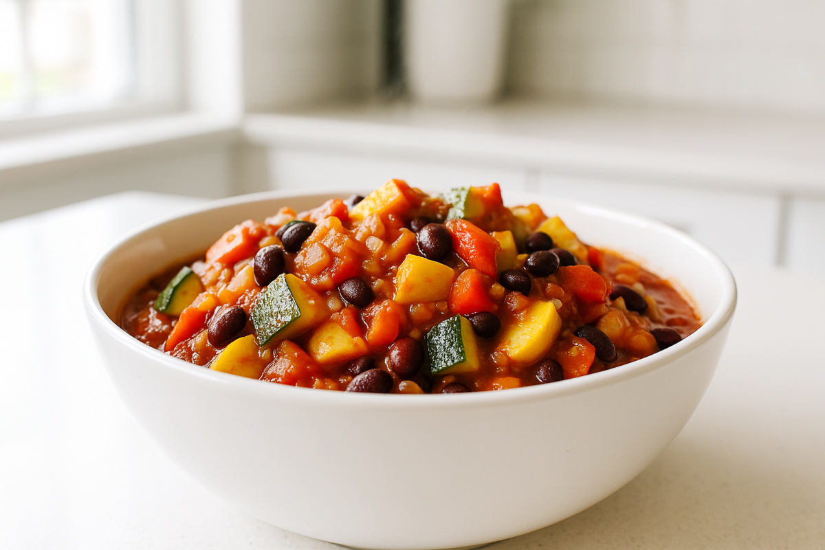Crockpot Summer Vegetable Chili