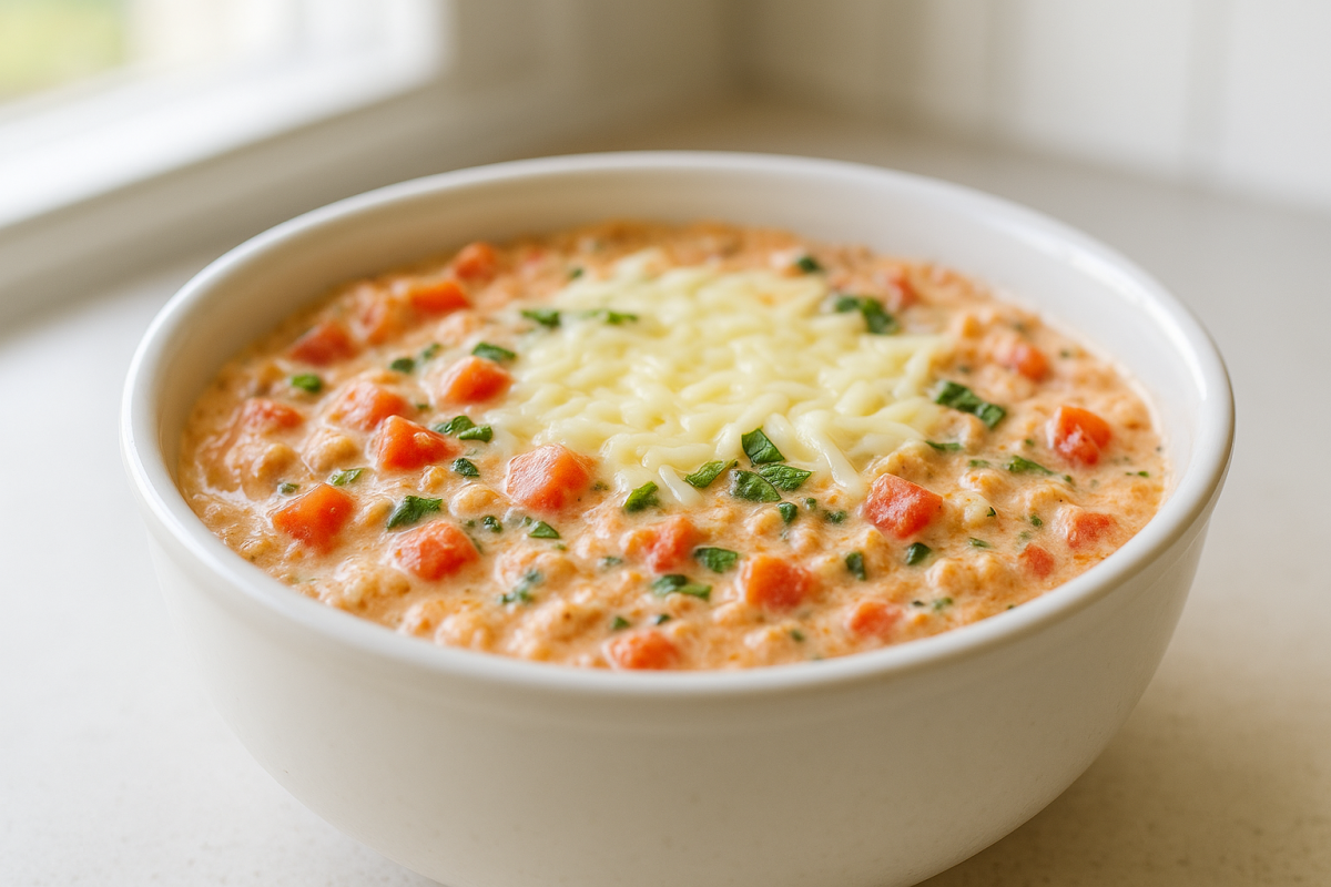 Crockpot Tomato Basil Dip